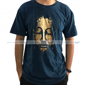 Buddha Print Cotton T-shirt